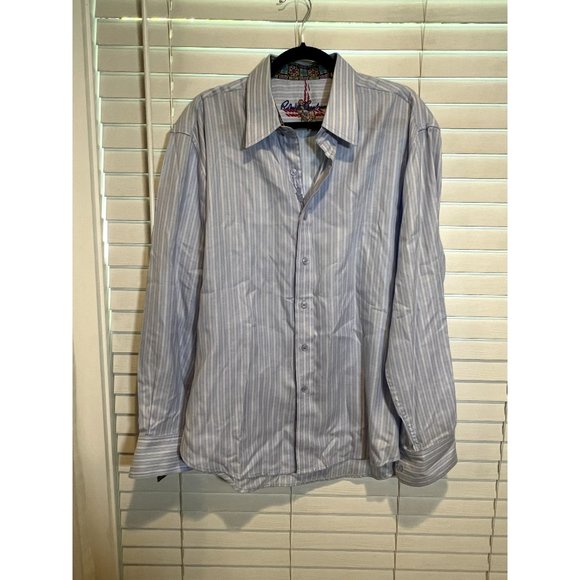 Robert Graham Patterned Long‎ Sleeve Button Up Shirt - Size XL